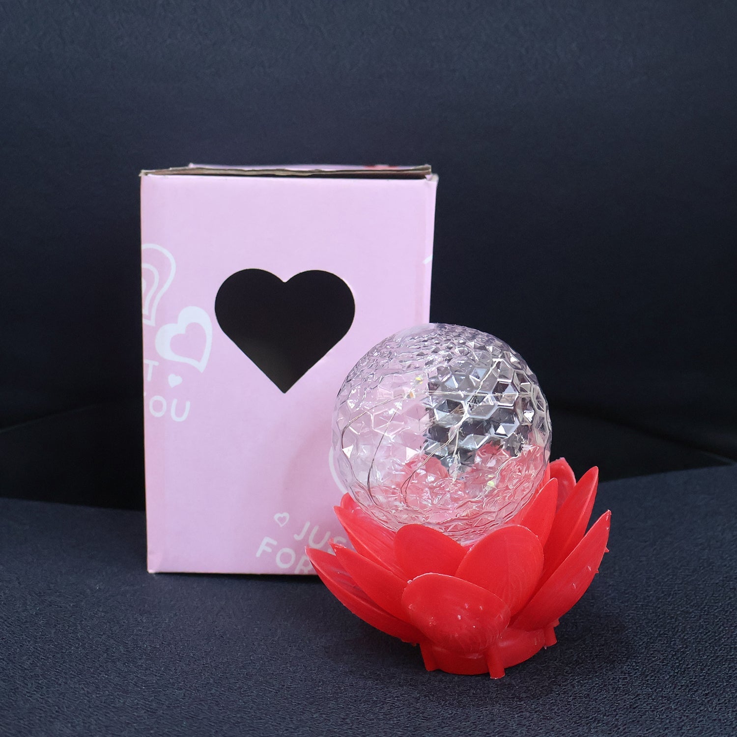 Crystal Ball Lotus LED Decorative Light (1 Pc) Crystal Ball Lotus LED Decorative Light (1 Pc)